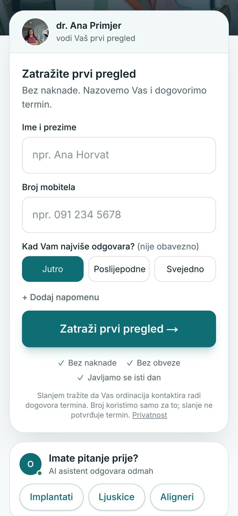 Ordinacija s AI asistentom